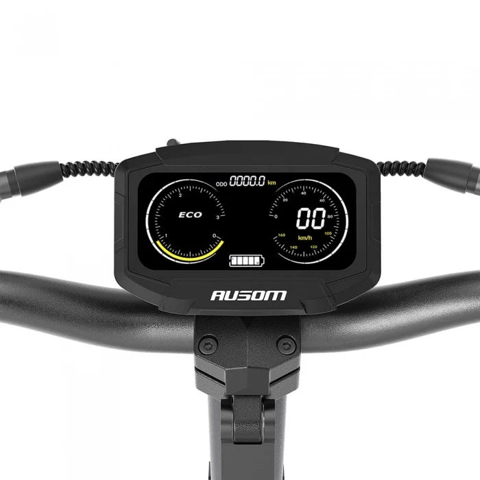 Składana hulajnoga elektryczna Ausom DT2 Pro, 2*1100W, 68km/h, bateria 52V 23,4Ah, wykorzystuje technologię podwozia lotniczego - Dostawca