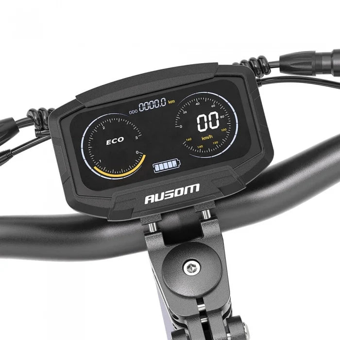 Składana hulajnoga elektryczna Ausom F1 Max, silnik 2*1400W, bateria 60V 20,8Ah, opony 10x3,0 cali, maks. prędkość 72 km/h - Dostawca